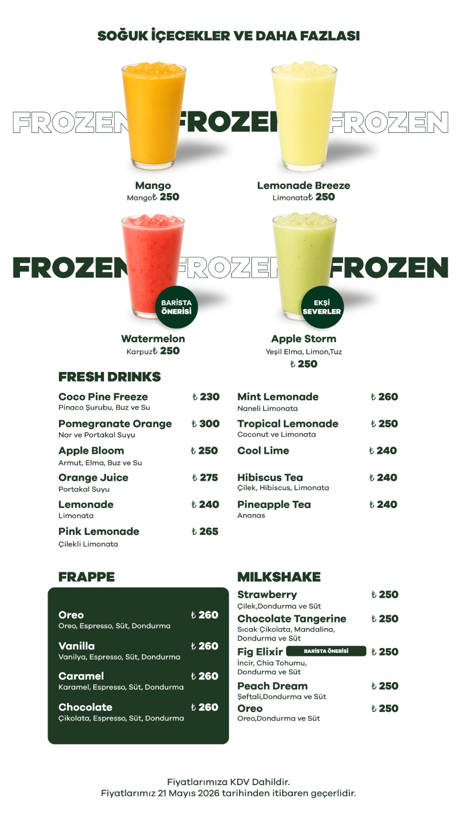 Hot & Cold Drinks